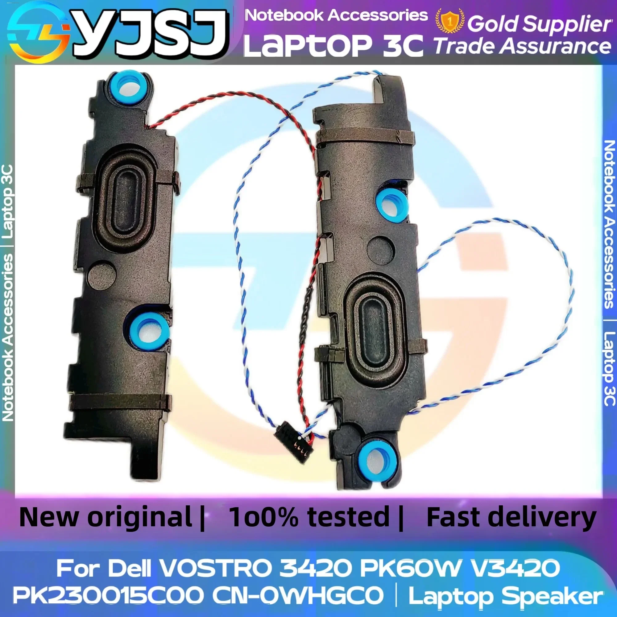 

New Original Laptop Notebook Audio Speaker For Dell VOSTRO 3420 PK60W V3420 PK230015C00 PK230015D00 CN-0PK60W CN-0WHGC0