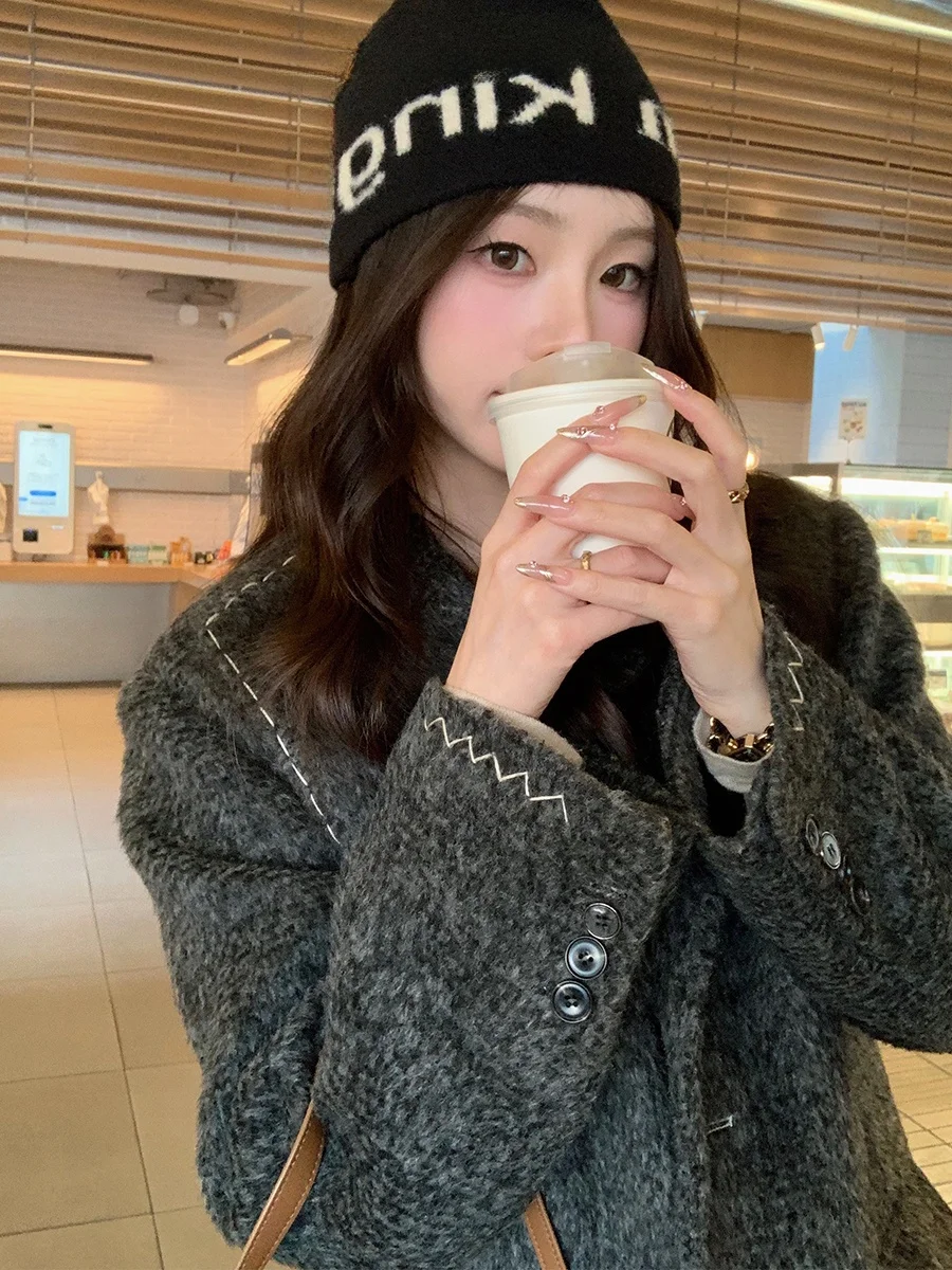 

Пальто MUKOK женское демисезонное, утепленное, средней длины, с цветными вставками, для повседневной носки, с длинными рукавами