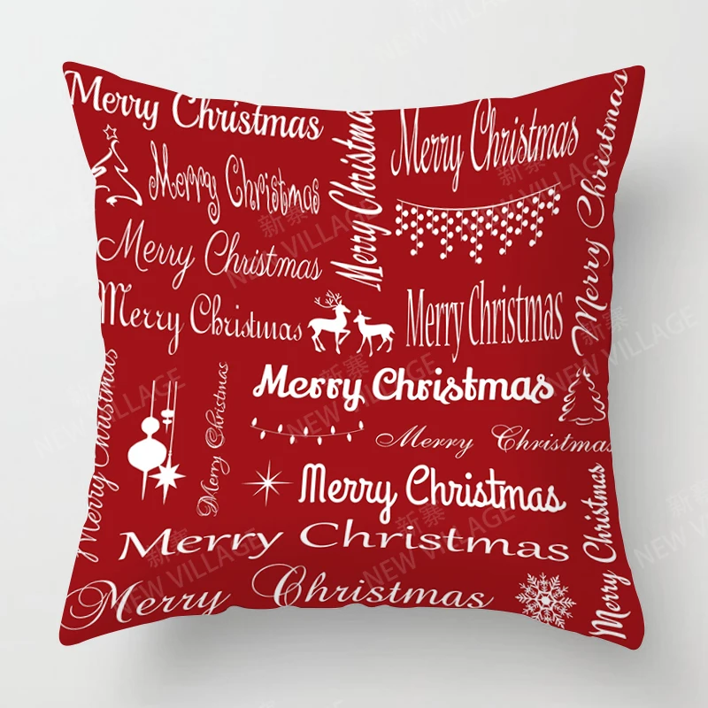 Christmas series pillowcases sofas cushion covers  home decor can be customized for holiday celebrations 40x40 50x50 60x60 35x35