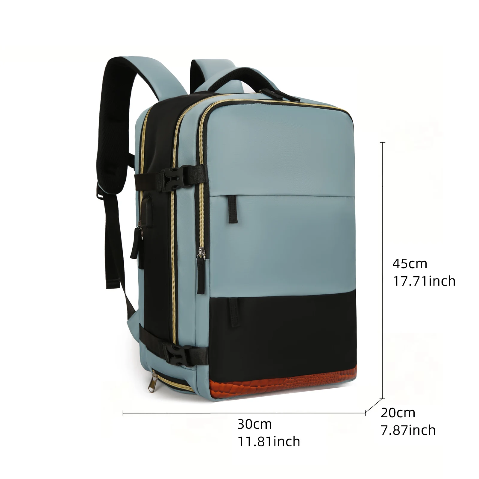 Large Capacity Backpack Multifunctional Airline-approved Laptop Backpack Outdoor Travel Backpack With Shoes Compartment