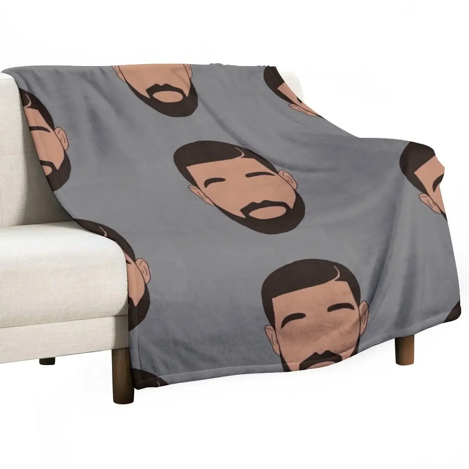 

Drake head Throw Blanket halloween Vintage Blankets