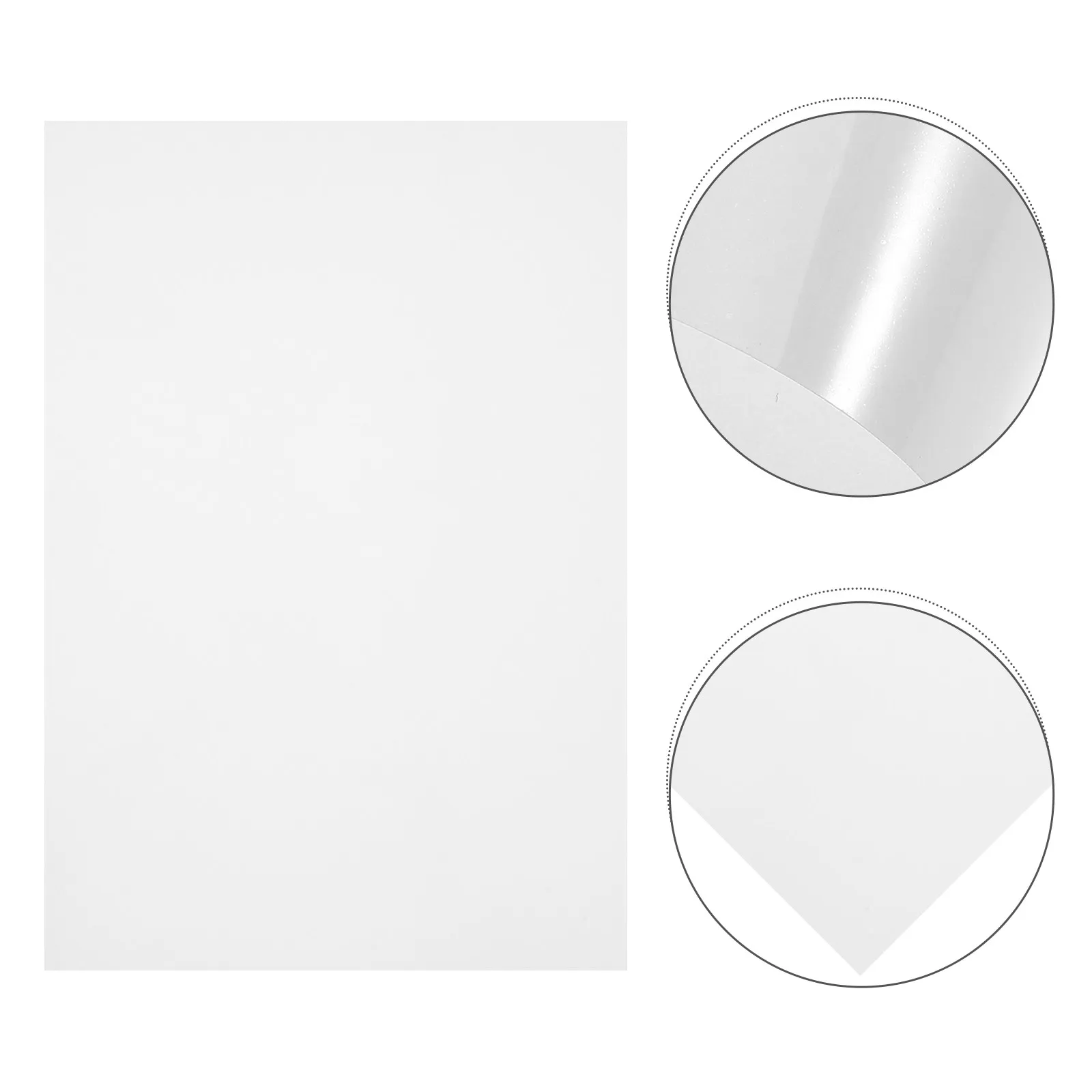 

20 Sheets A4 Waterproof Label Paper Printable Adhesive Sticker Sheets for Inkjet Laser Printers Versatile DIY Craft Labeling
