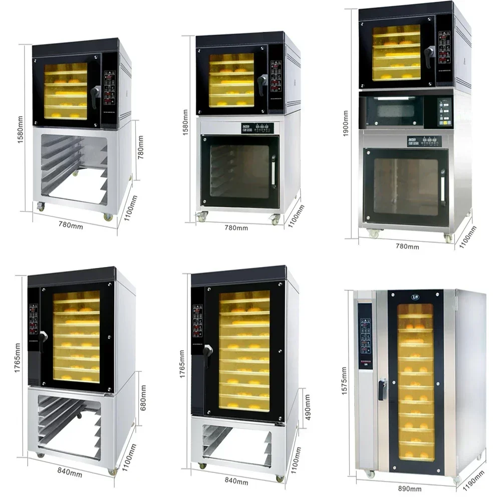 Commercial Restaurant 5 8 10 12 Trays Convection Oven Natural Convection Air Fryer Oven With Timer