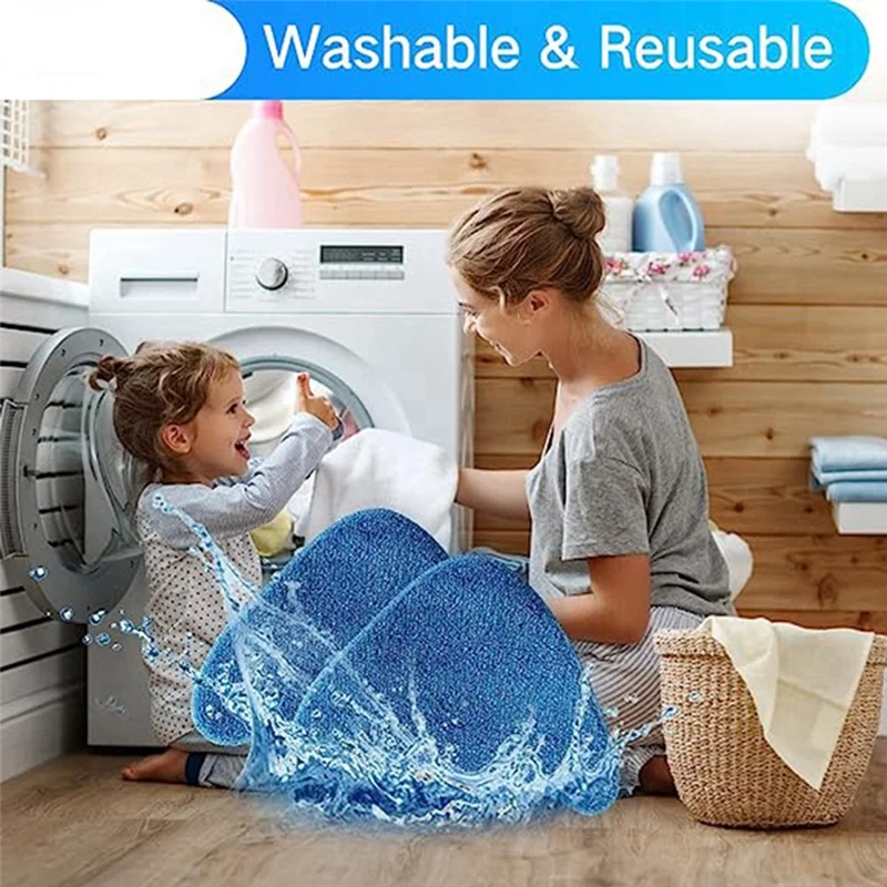 

Reusable Microfiber Soft Mop Pad Vacuum Accessories Replacement Washable Reusable For Hoover WH21000 SALES