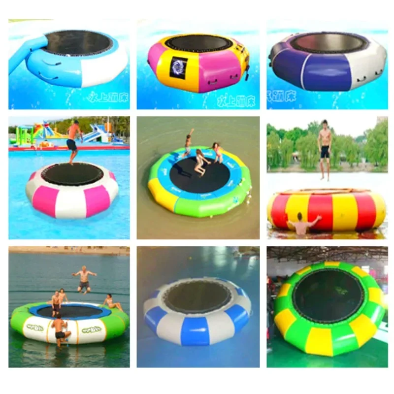 Trampoline slide large inflatable water park children's water toys