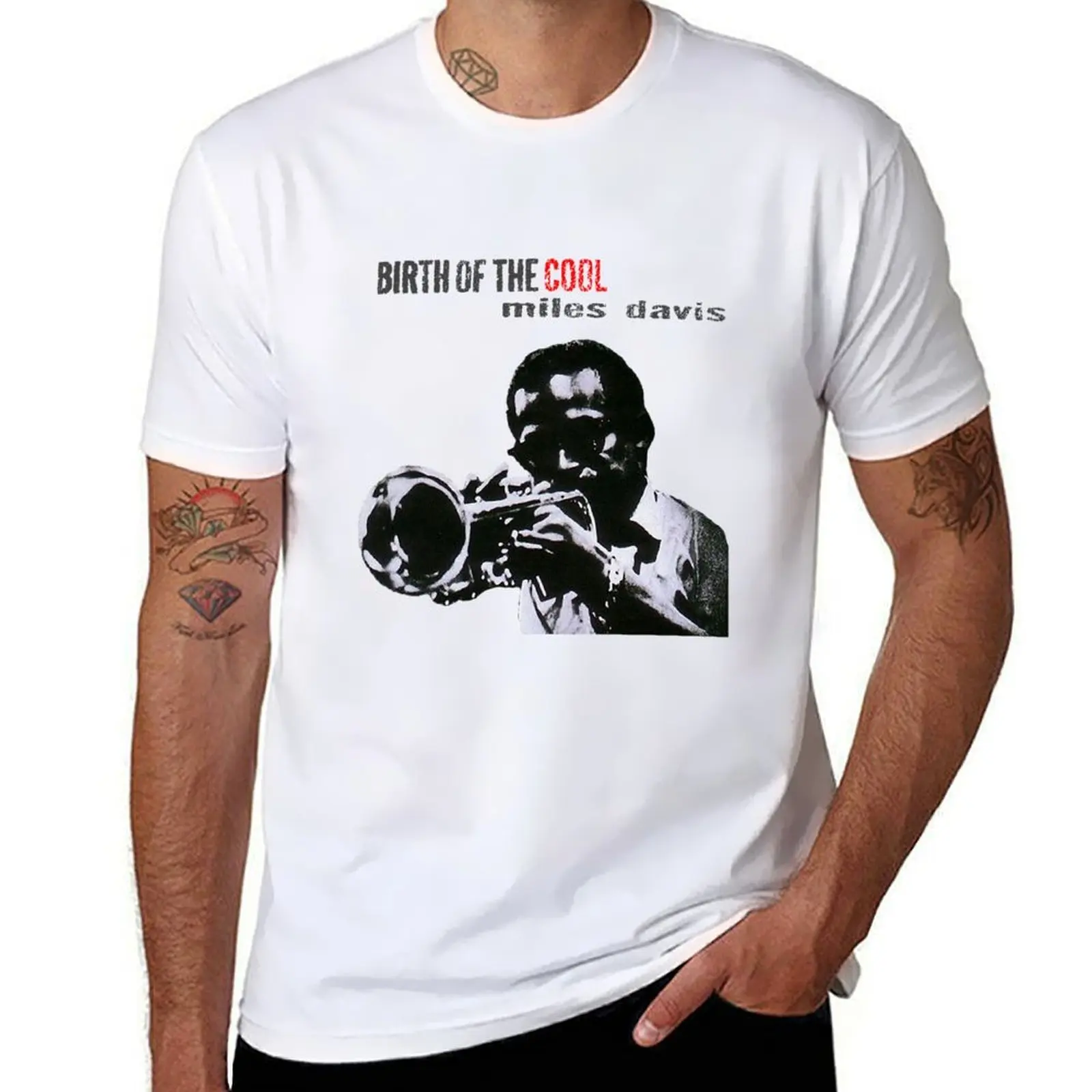 

Birth of cool miles davis T-Shirt cotton tshirt 100% t shirts for man cotton funny T-Shirt