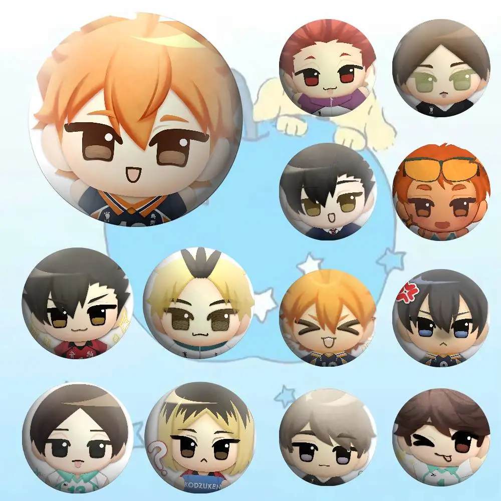 أمين H-Haikyuu شارات صفيح لينة زر دبوس بروش شارة معدنية مخصصة مجوهرات اكسسوارات قبعة حقيبة التلبيب