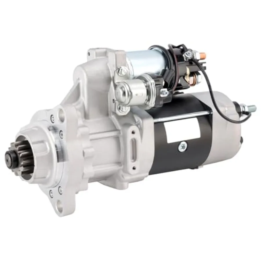 

Starter Motor for Heavy-Duty Trucks: 12V 7.5KW, Copper Windings, Black, Overload Protection High-Torque 39MT Design