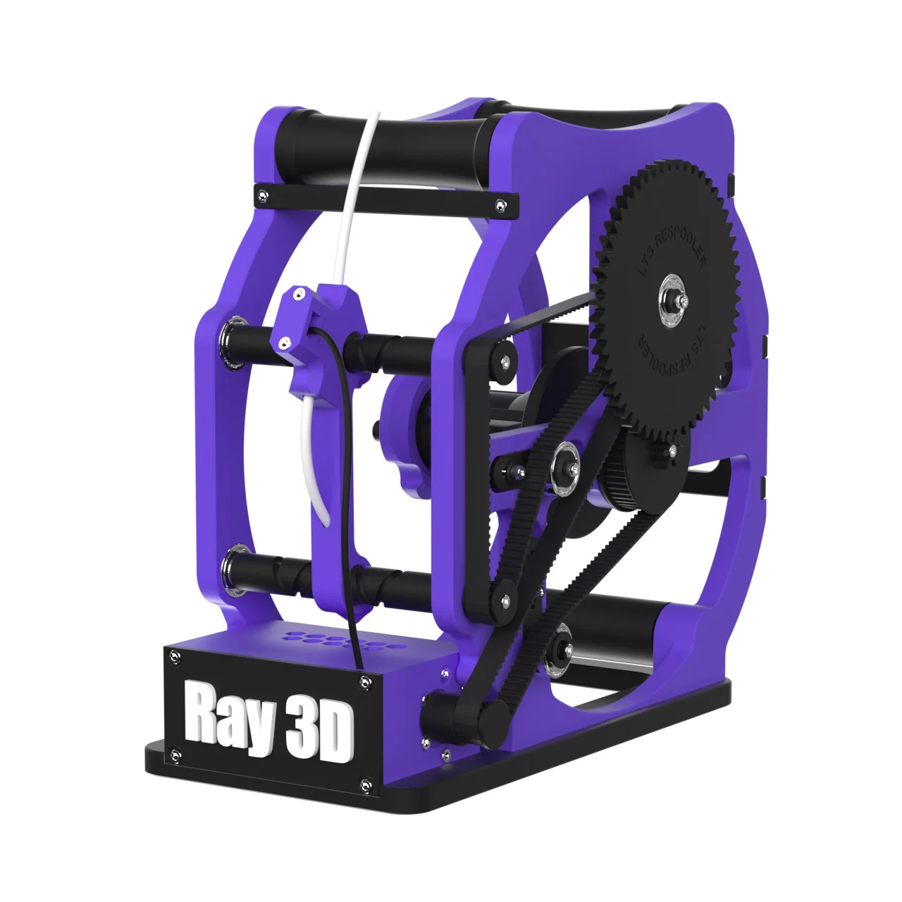 Ray3D Smart Filament Respooler Auto Start Stop Sensor 1-3kg Spool Rewinder Machine for 3D Printer PLA PETG TPU Nylon 1.75mm 3mm