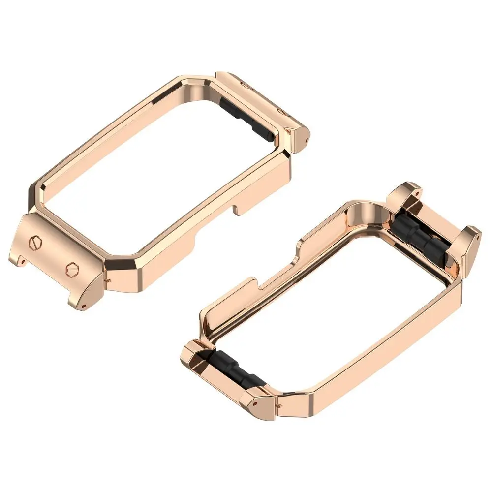 Neue 12MM Metall Fall Ersatz Schutz Schutzhülle Anti-scratch Zubehör Uhr Rahmen Stoßstange für Huawei Band 10/9/8