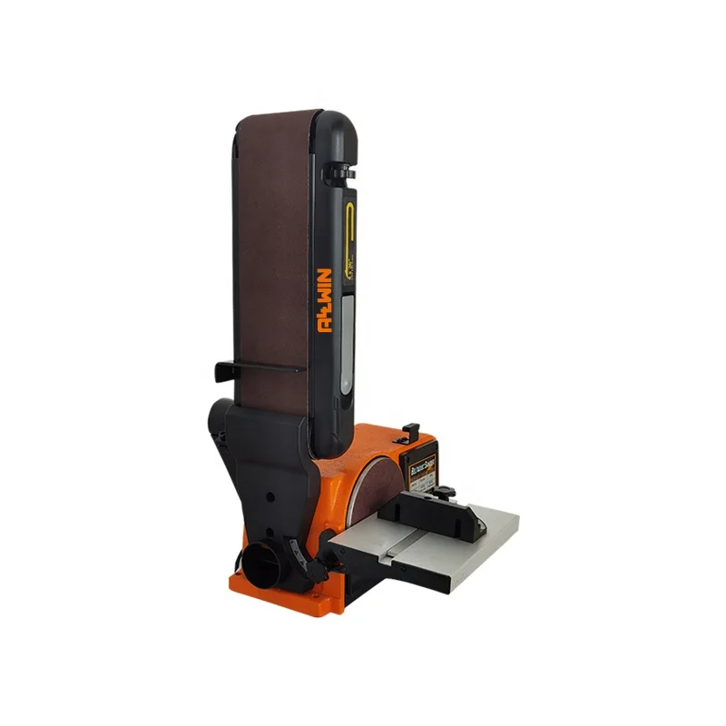 

370W Electric Benchtop Wood Sander Machine 4*6 Bench Belt Disc Sander Tool