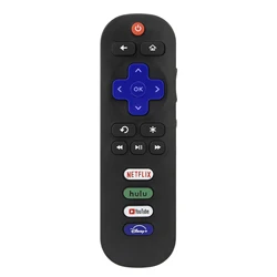 Universal Remote Control Use for Roku for TCL/Hisense/Onn/Sharp/Philips/JVC/RCA/Hitachi/Sanyo/Element TV Controller Only for TV