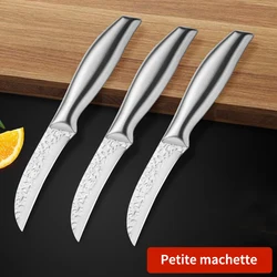 Kitchen Fruit Peeling Knife Stainless Steel Pineapple Sugar Cane Peeling Machete Commercial Peeler Multifunctional Peeling Tool