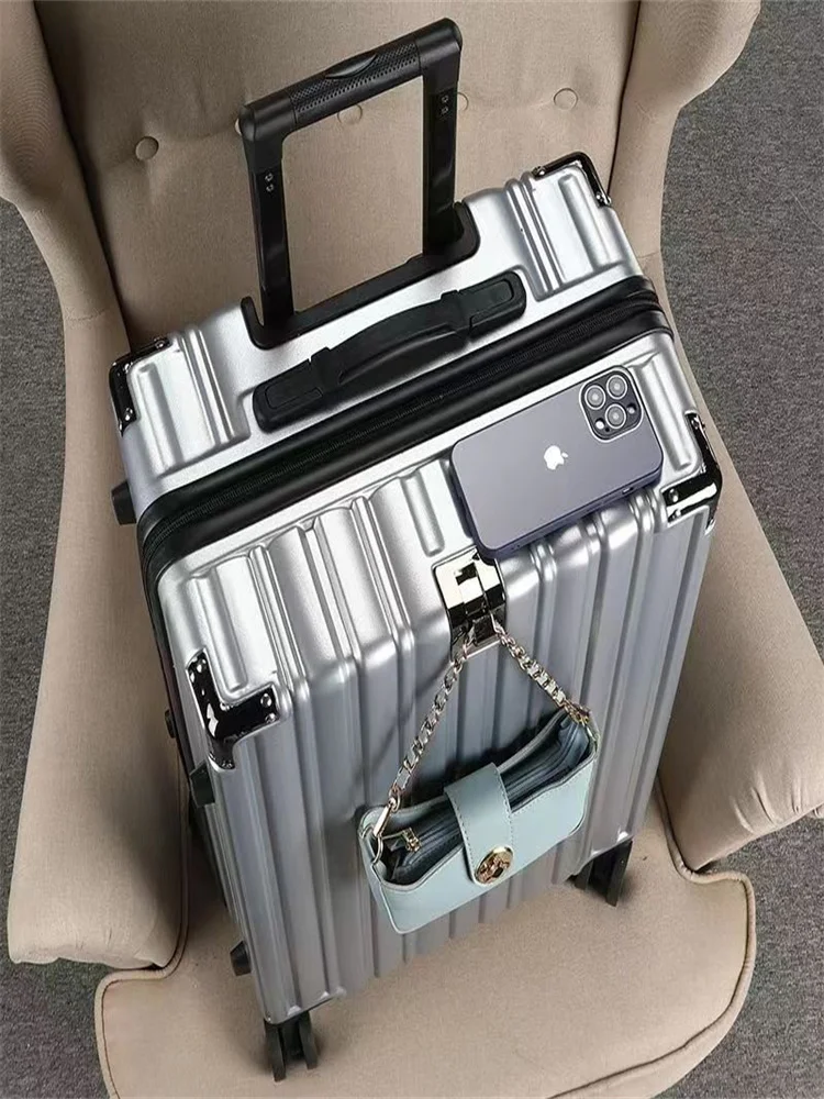 

High-Quali ex 28-Inch Travel Suitcase with Front Opening And Four-Wheel Rotation for Men And Women