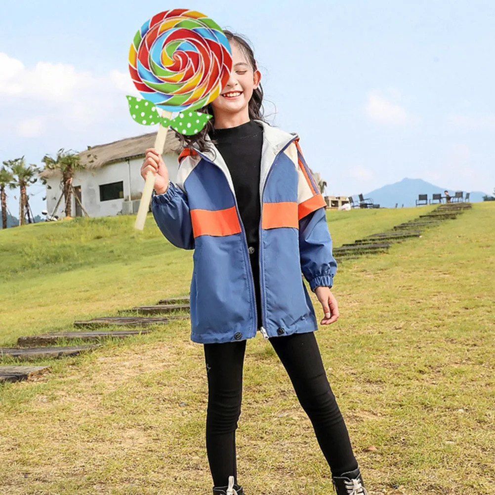 

2Pcs Large Lollipop Prop Decorative Photo Props for Childrens Dance and Outdoor Activities Fun Variety and Safety