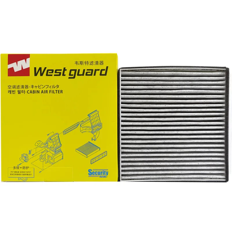 WESTGUARD Activated Carbon Air Cabin Filter For NEW MG ZS 1.0T 1.5 RX3 1.6 18T 2017- LA1463 10365251 ASMCJ40167 MK9583P