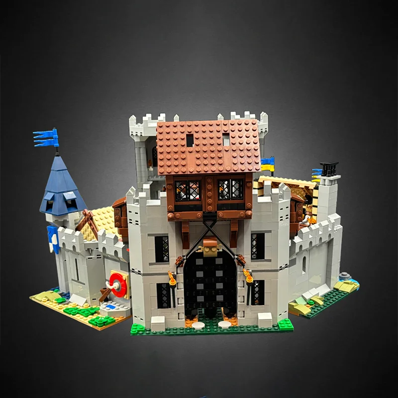 2454ピース MOC 中世建築 風船城 騎兵要塞 モデル組み立てビルディングブロック おもちゃ 子供の誕生日プレゼント