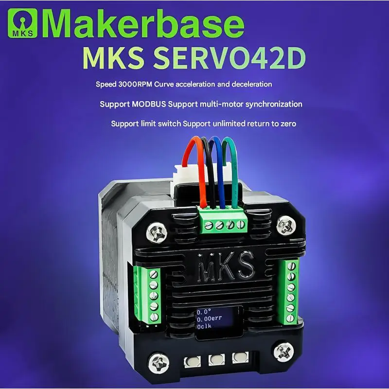 Mks Servo42d 42 Closed Loop Stepper Motor Driver Rs485/can Modbus Foc