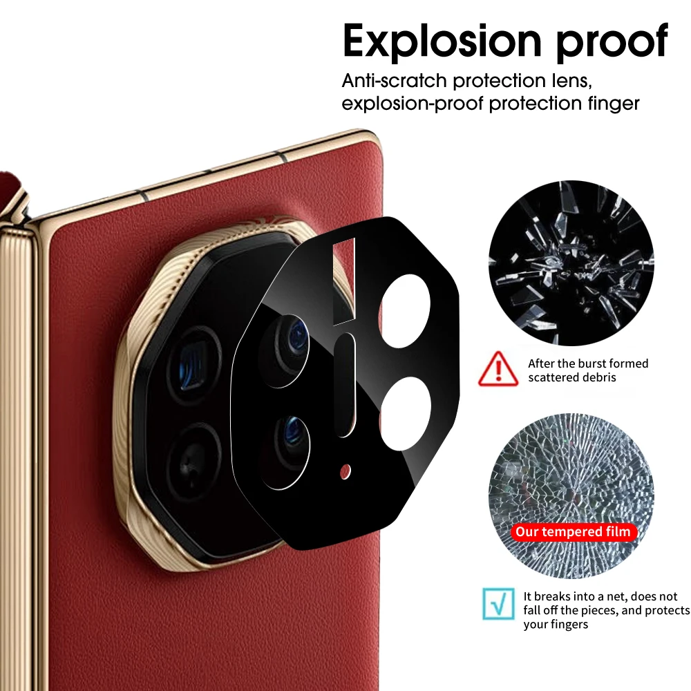 3D gebogene gehärtete Glas linsen folie für Huawei Mate XT Master Back Kamera Len Protector Glas klare Filme für Huawei Mate XT