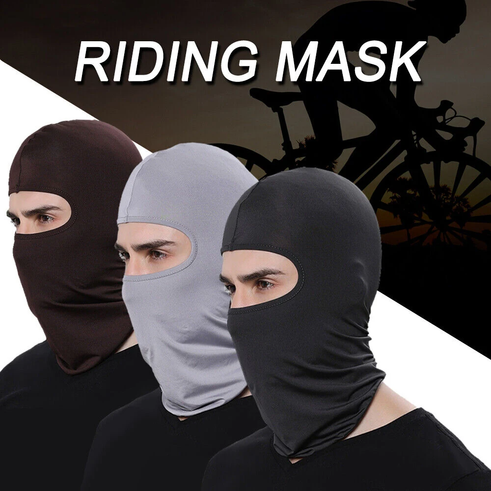 Balaclava Cycling Caps for Men Bicycle Travel Quick Dry Dustproof Face Cover Sun Protection Hat Windproof Sports Hood Ski Mask