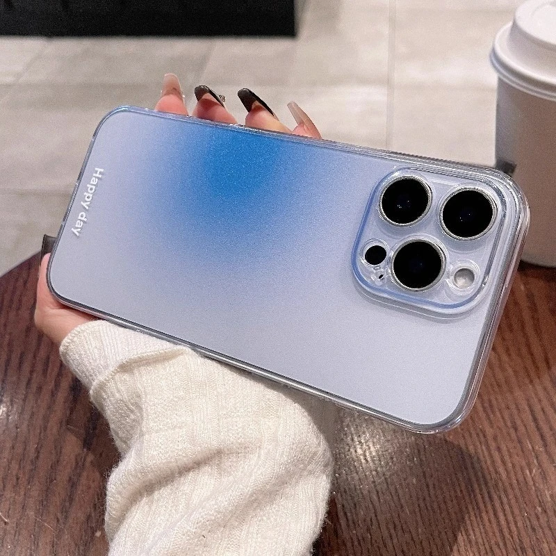 حافظة هاتف رفيعة للغاية متدرجة اللون لهاتف OPPO Find X9 Pro X8S X8 Pro X7 Ultra X6 X5 X3 X2 Neo Lite Pro غلاف بسيط لطيف #2