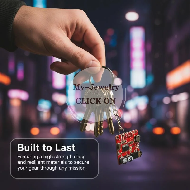 Circuit Board Keychain Modern Tech Aesthetic Metal PCB Key Ring Compact Pendant for Travel Key Carry Bag Decor Small Souvenir G
