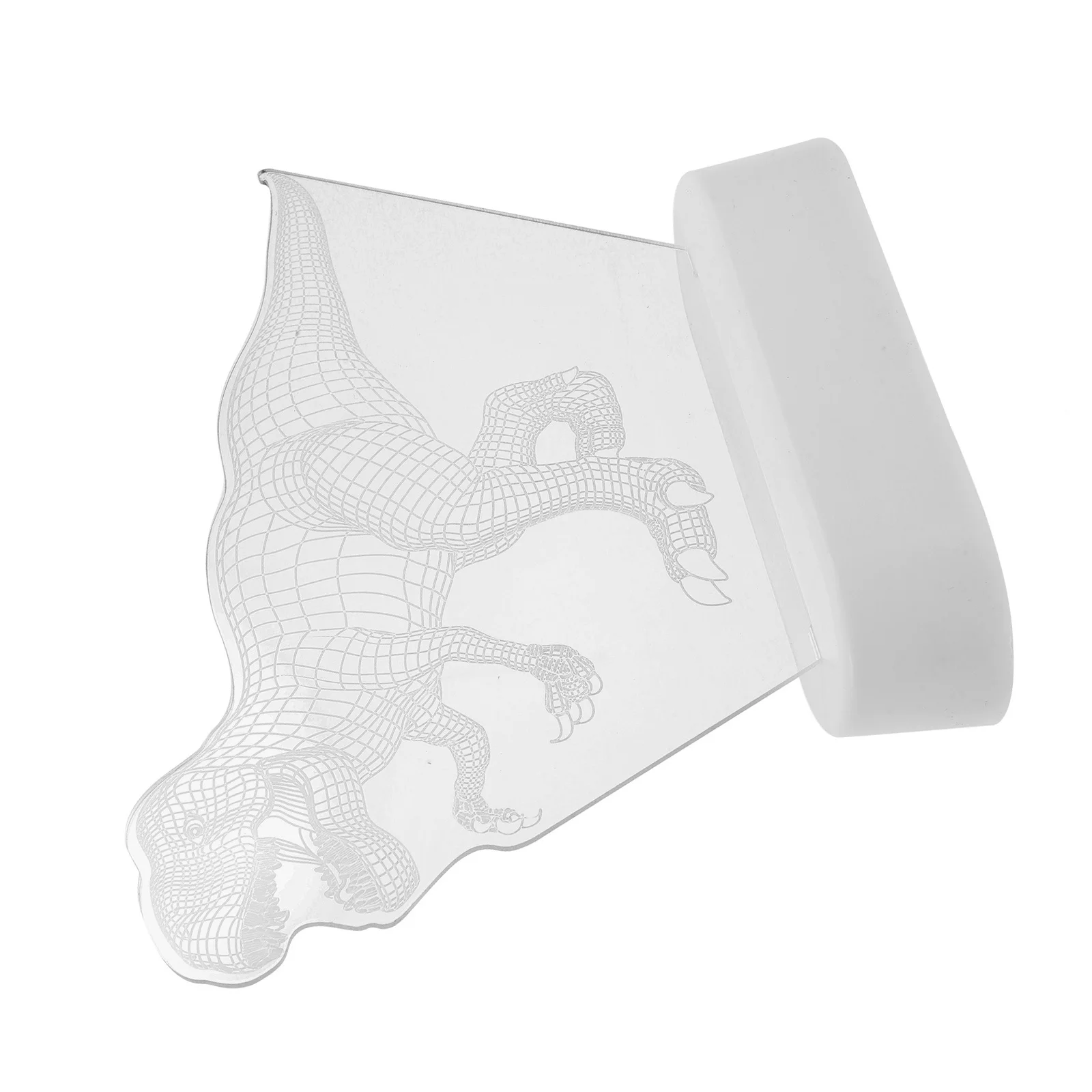 ديناصور أباجورة ثلاثية الأبعاد LED ديناصور ضوء الليل لينة توهج المحمولة غرفة نوم منضدة الإضاءة لطيف دينو مصابيح طاولة