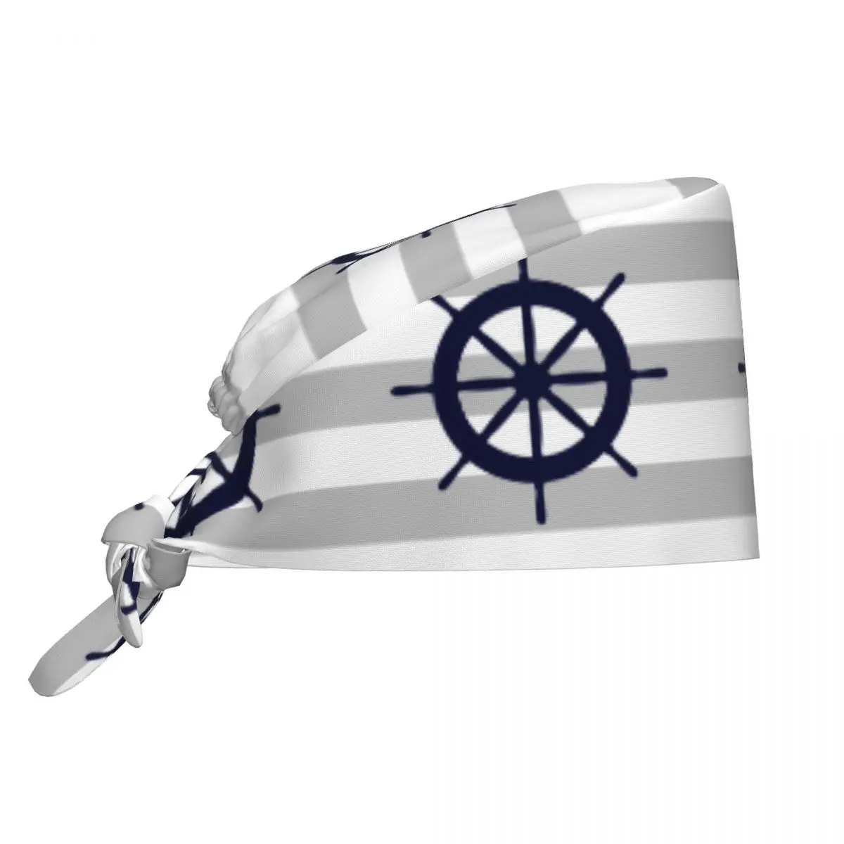 北欧幾何学模様の航海用アンカー、外科医、手術用キャップ、海洋、海軍、医療サービス、看護、作業用帽子、スクラブハット