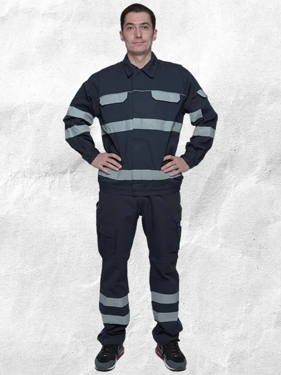 Durable Work Clothes Men's Jacket Set Cotton