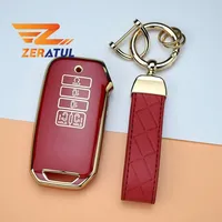9 Buttons for Kia Ev6 New Carnival Sedona 2021 K8 V6 2022 GT Line 2022 Dl3 Mq4 K5 Grand Sorento Gold Edge TPU Car Key Case Cover