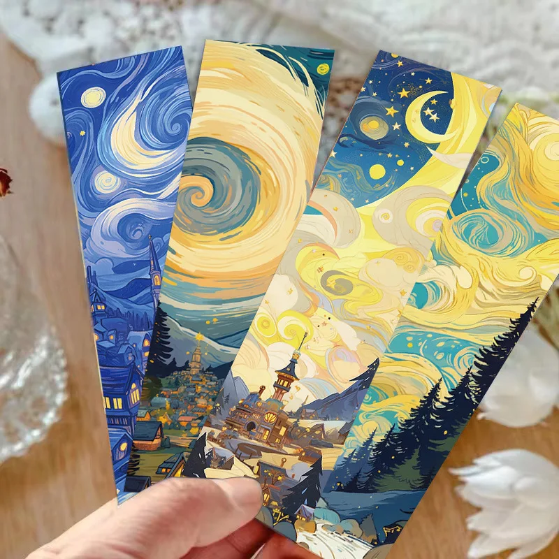 30pcs Bookmark Reading Book Mark Vintage Scenery Book Page Marker Stationery Supplies Children Gifts