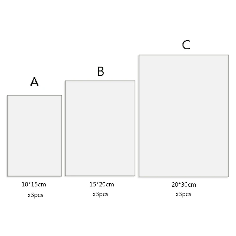 3Pcs Sublimation Blank Plate Aluminum Photo Metal Wall Poster Frame Plate for Thermal Sublimation Printing Photo Sign DropShip