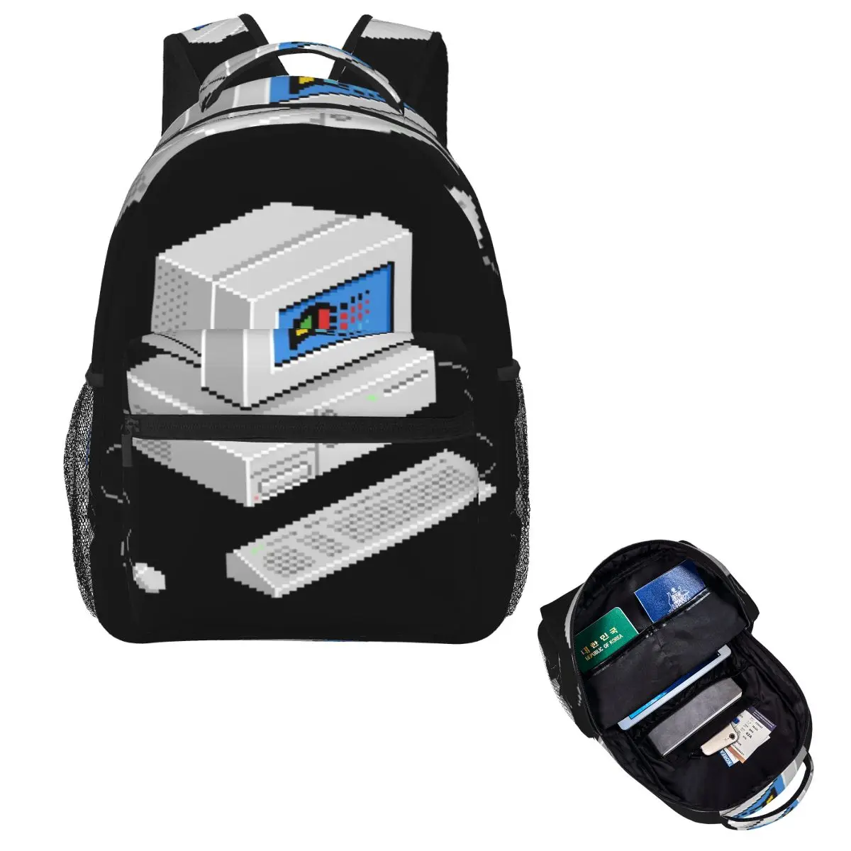 

Windows Vaporwave Backpack Hot Sale Daypack Large Capacity Children BookBag School Bag Shoulder Bags for Men Women