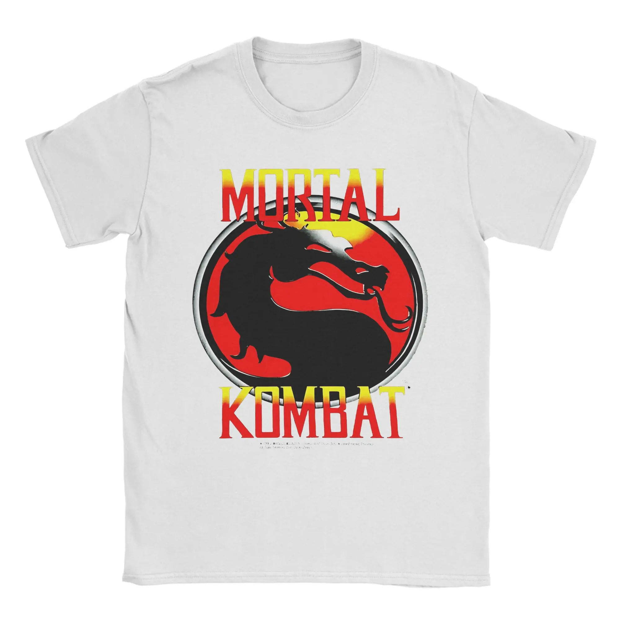 Game Mortal Kombat T-Shirt Men  women Funny  Cotton Tees Round Neck Short Sleeve T Shirt Summer Tops