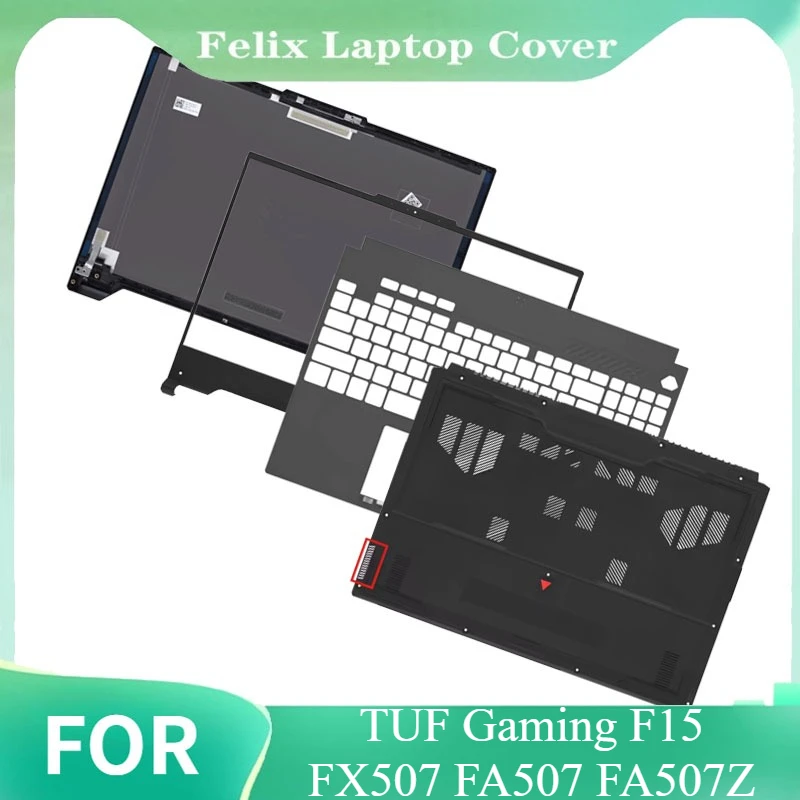 

New Laptop LCD Back Cover Front Bezel Palmrest Upper Top Lower Bottom Case 15.6 Inch For TUF Gaming F15 FX507 FA507 FA507Z