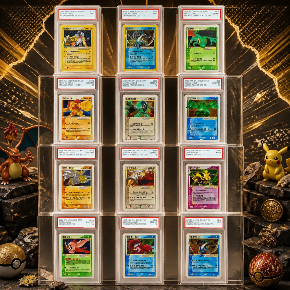 PTCG 12 Styles DIY Rating Card Collection Card Copy 10Points Rating Card Game Gift