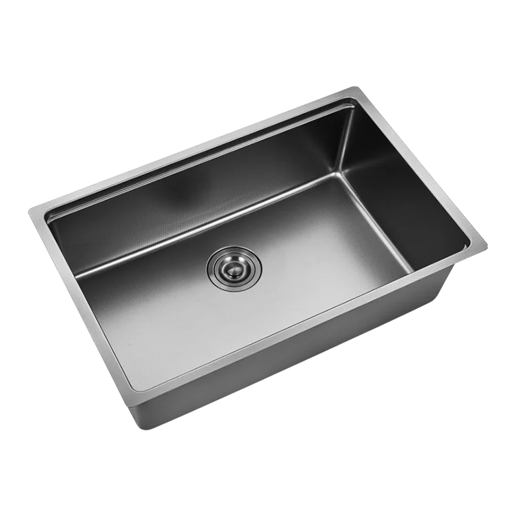 Sink,Stainless Steel 304 Satin Finish R15 Radius Corner Easy Clean Single Bowl Kitchen Sink Topmount/undermount Factory Direct