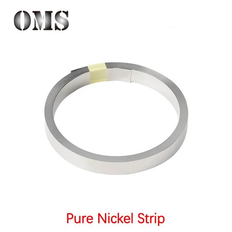 

2Meters 0.15/0.2mm Thickness Pure Nickel Strip For Li-ion Battery Pack Welding 99.96% High Purity Nickel Strips
