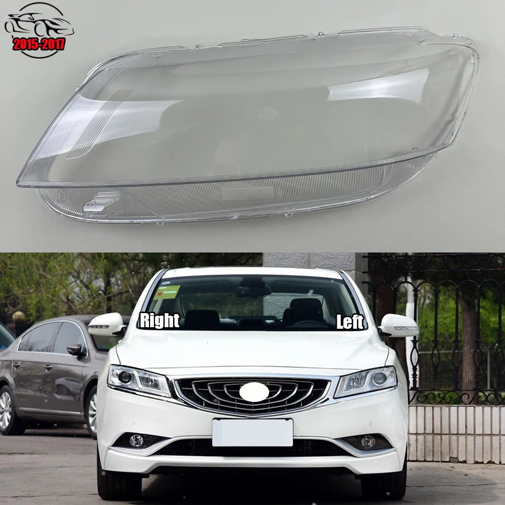 For Geely Borry GC9 2015 2016 2017 Headlamp Transparent Cover Headlight Shell Lampshade Plexiglass Replace Original Lens