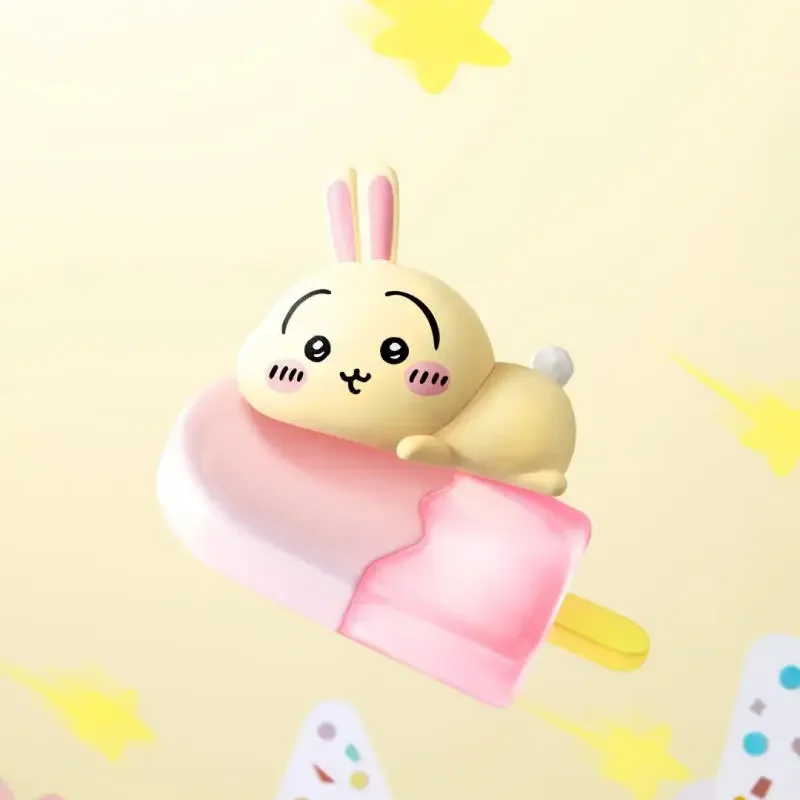 

MINISO Chiikawa Summer Momo Tea Series слепая коробка Mystery Box Caixa Sorpresa аниме фигурки для девочек милая модель подарок на день рождения