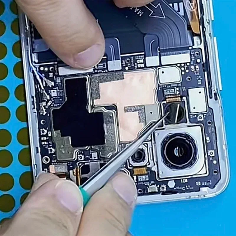 100 Stück Kamera-Schutzaufkleber für iPhone 6G-15Pro Max Infrarot-Punktmatrix-Schutz Kamera-Reparaturwerkzeuge – Detail 6