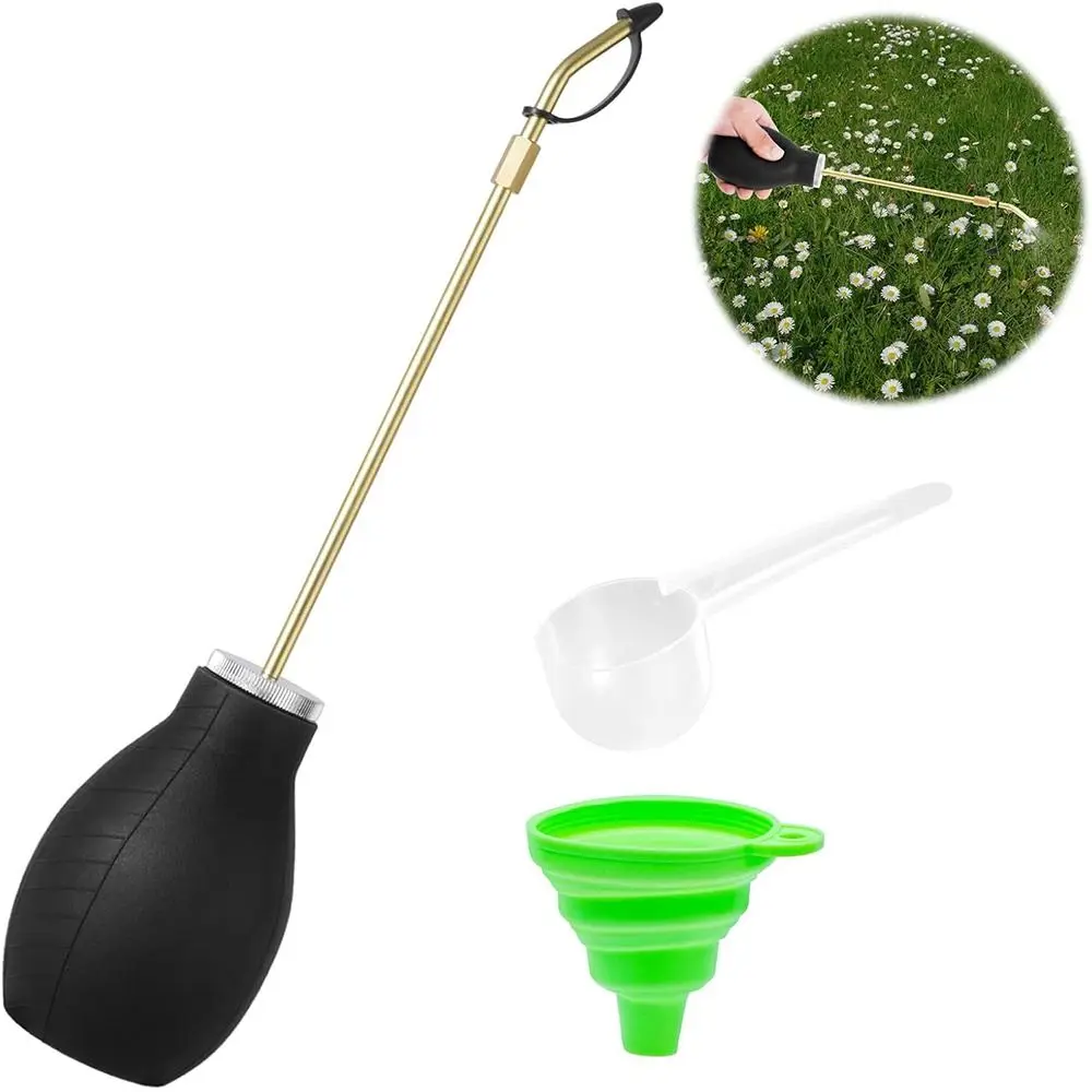 

Earth & Fine Powders Diatomaceous Earth Duster Handheld Long Metal Tube Garden Dusters Earth Spreader