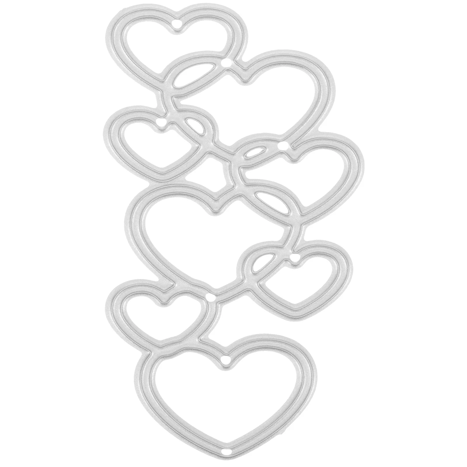 

Mini Heart Metal Cutting Dies for DIY Card Making Crafts Reusable Embossing Folders Scrapbooking Storage Tools