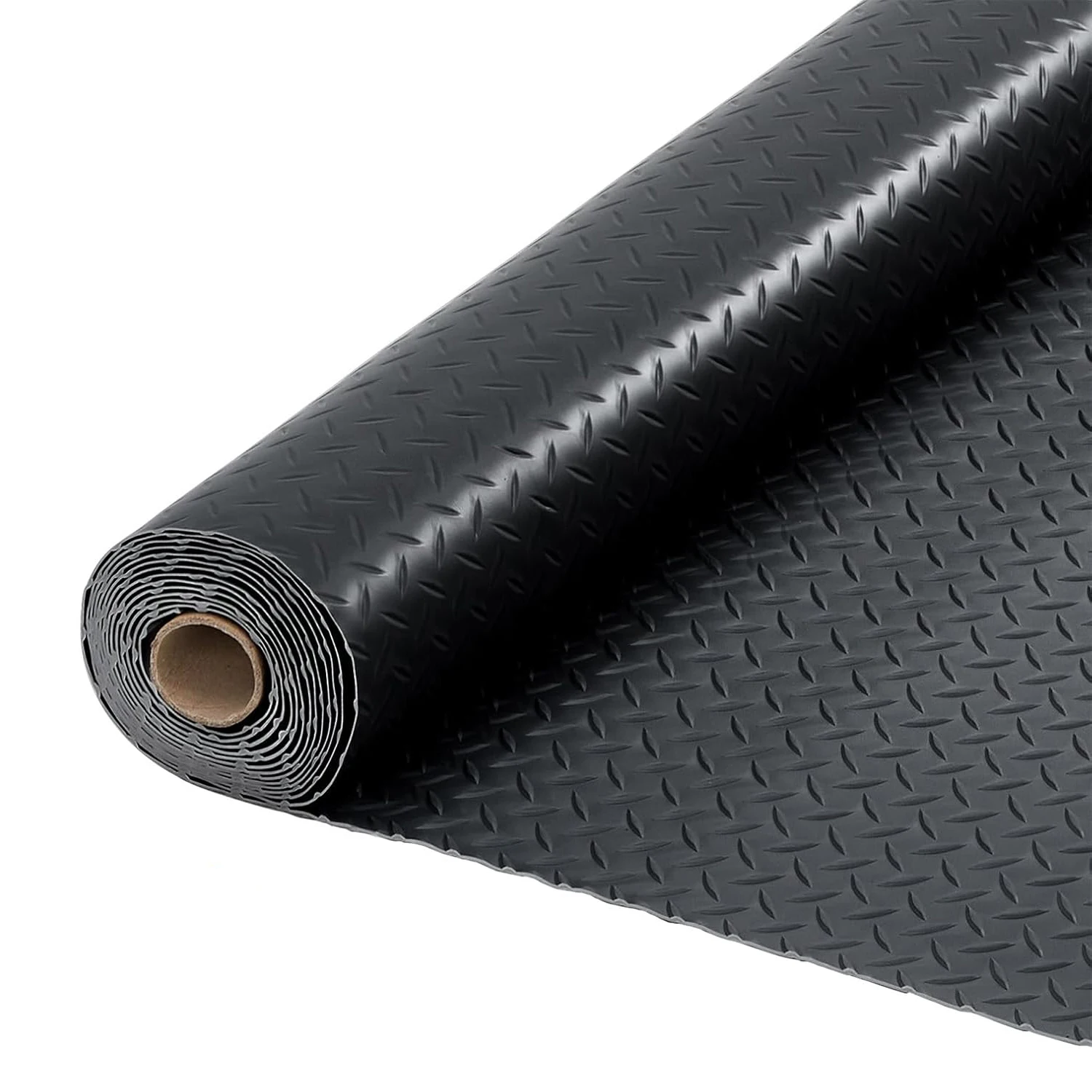 

Garage Floor Mat,2.8mm PVC Non-Slip Diamond Plate Garage Mat Roll,Waterproof Floor Protector for Car,SUV,Truck Parking