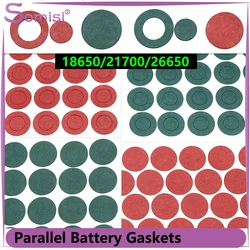 20~500pcs 18650 21700 26650 Li-ion Battery Insulation Gasket Pack Cell Barley Adhesive Paper Electrode Insulated Pads Sticker