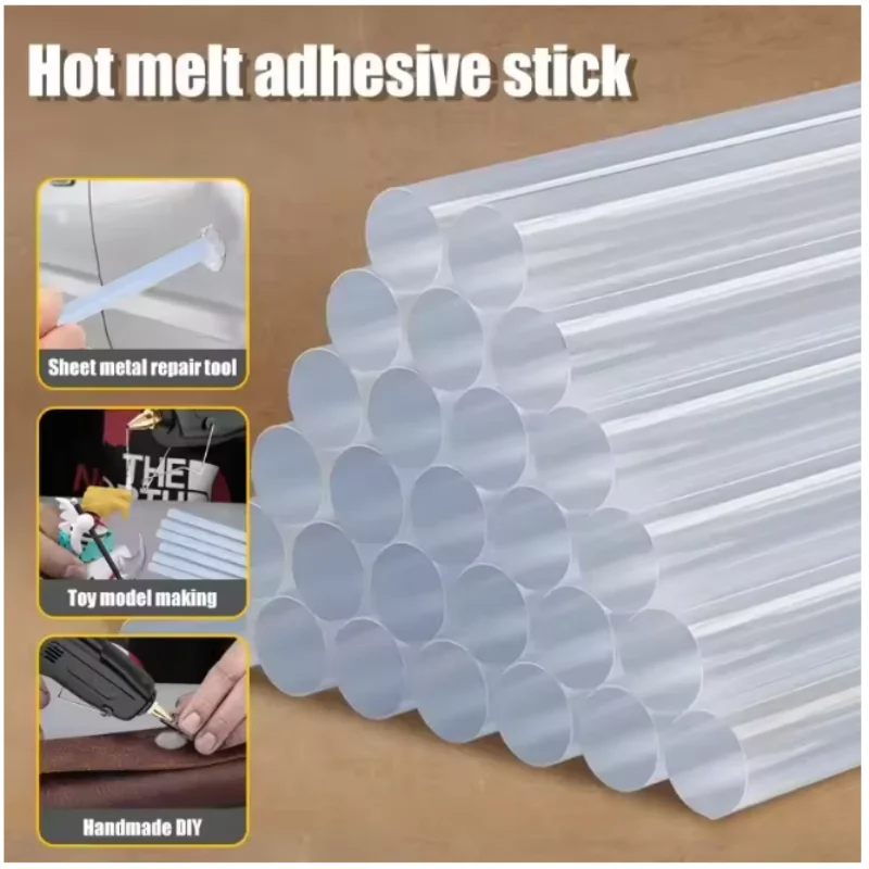 Barras de Pegamento Termofusible de 7 mm, Barras de Pegamento Caliente para Manualidades, Reparación de Álbumes, Herramientas, Barras para Pistola de Pegamento Caliente