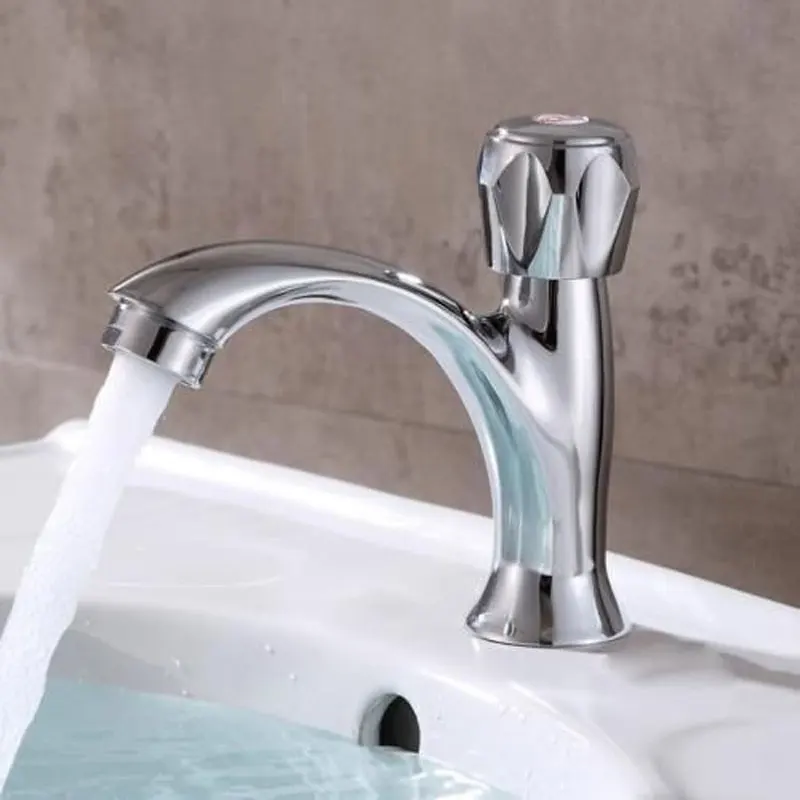 

High-end Bathroom Sanitary Faucet Single Cooling Balcony Washbasin Washbasin Bathroom Washbasin Countertop Hand Washing Faucet