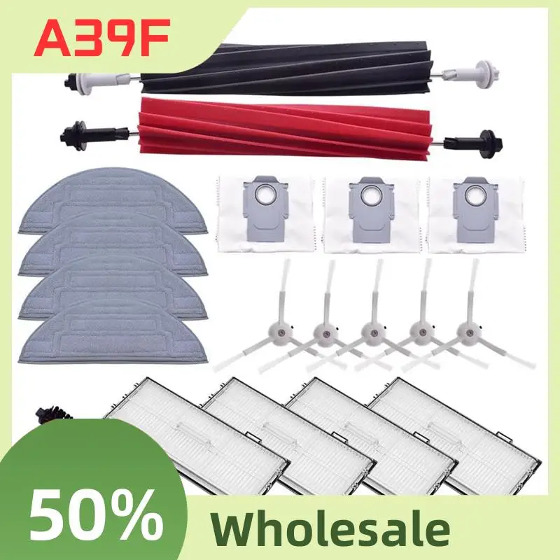 A39F العلوي ل Roborock S8 برو الترا جهاز آلي لتنظيف الأتربة فرشاة جانبية رئيسية فلتر Hepa ممسحة القماش أكياس الغبار الملحقات استبدال #1