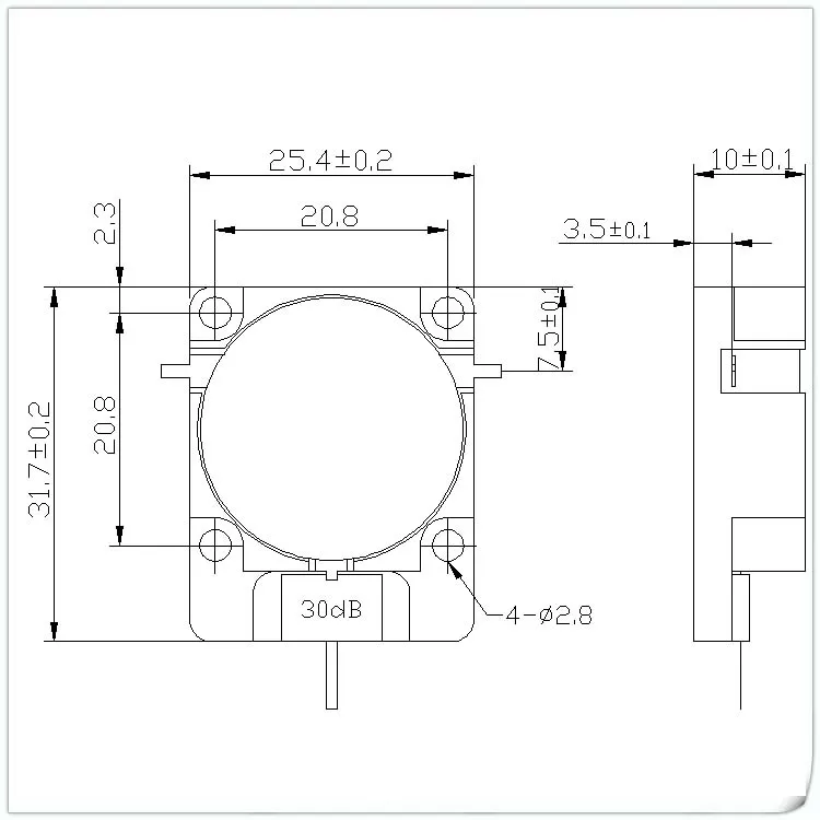 WG2532X-1-30/930-960MHz GSM Microwave RF Isolator Circulator with 30dB Attenuator