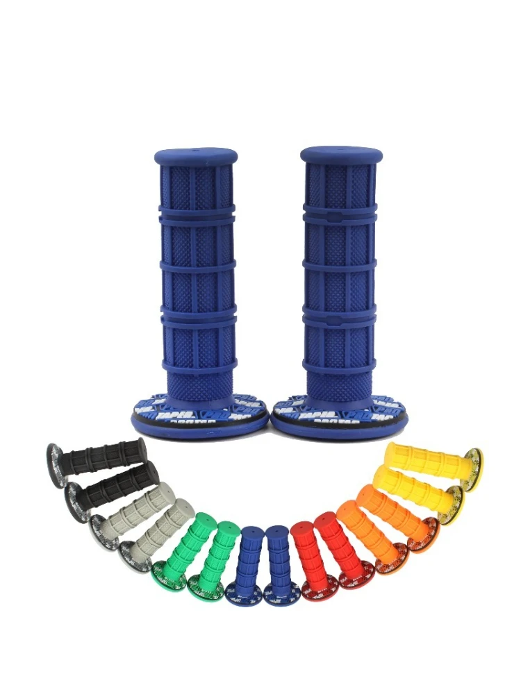 AliExpress NONE 2Pcs Pro Taper Motorcycle Handlebar Grips 22mm 24mm Anti-Slip Rubber Hand Grips, Dirt Bike Motocross ATV Handle Bar End Grips fo